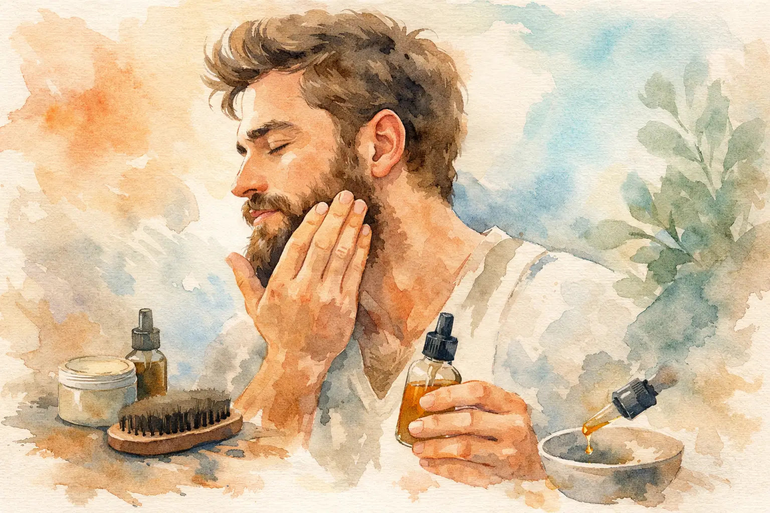 Hoe verzorg je een droge baard goed?