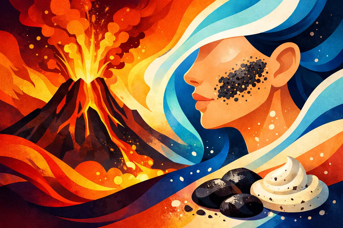 Vulkanische gezichtsscrub voordelen uitgelegd