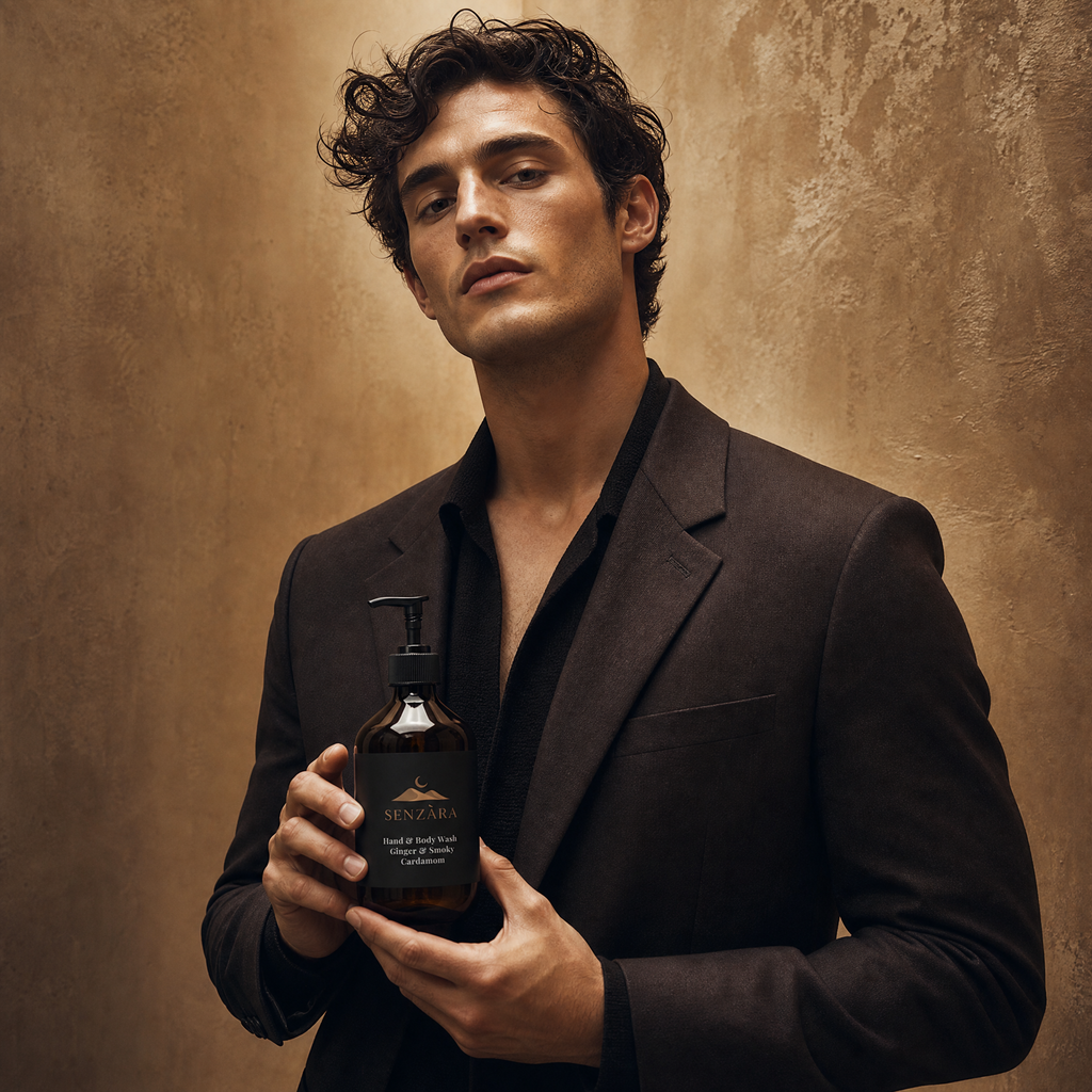 Senzara Hand & Body Wash – Ginger, Cardamom & Spices