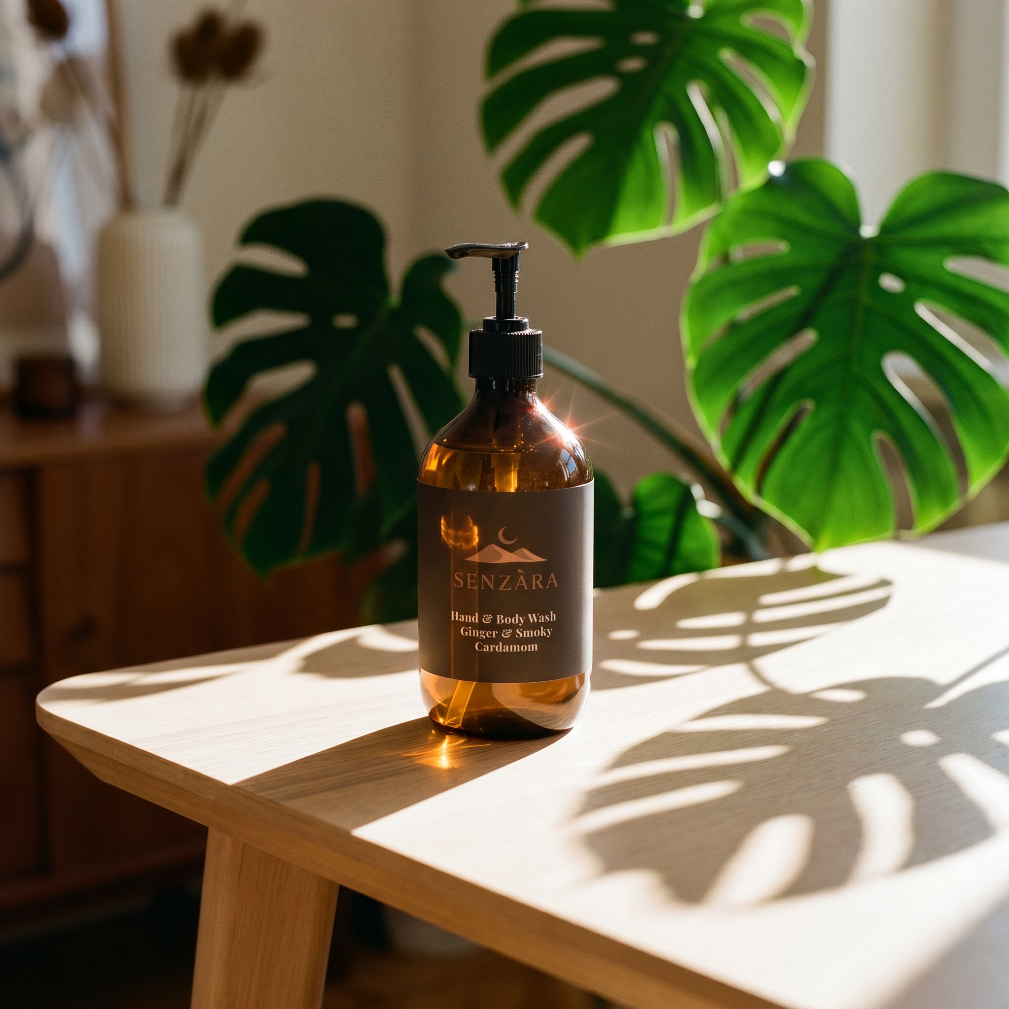 Senzara Hand & Body Wash – Ginger, Cardamom & Spices