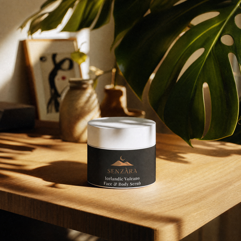 Senzara IJslandse Vulkanische Scrub – Voor Gezicht & Lichaam