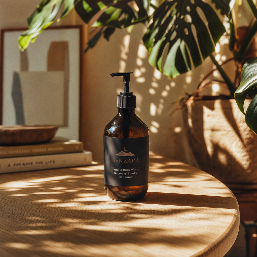 Senzara Hand & Body Wash – Ginger, Cardamom & Spices