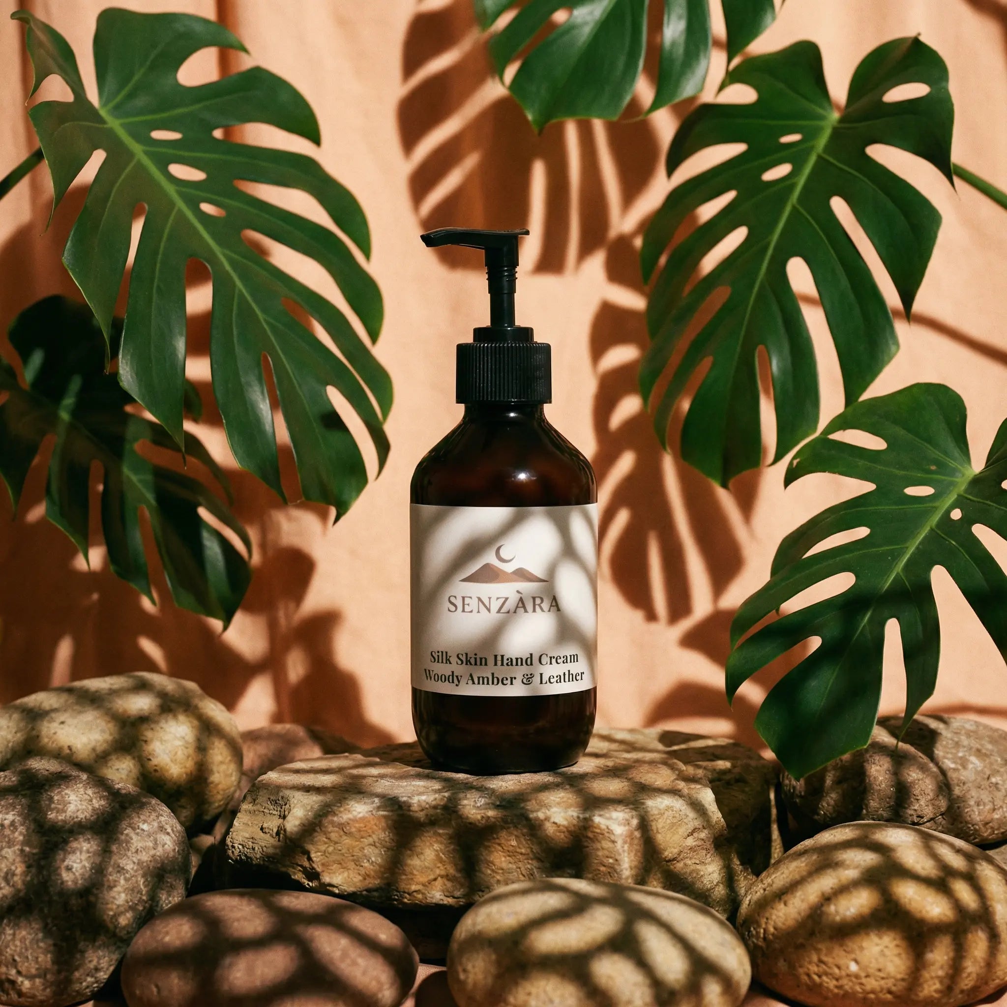 Senzara Silk Skin Hand Cream – Woody Amber & Leather