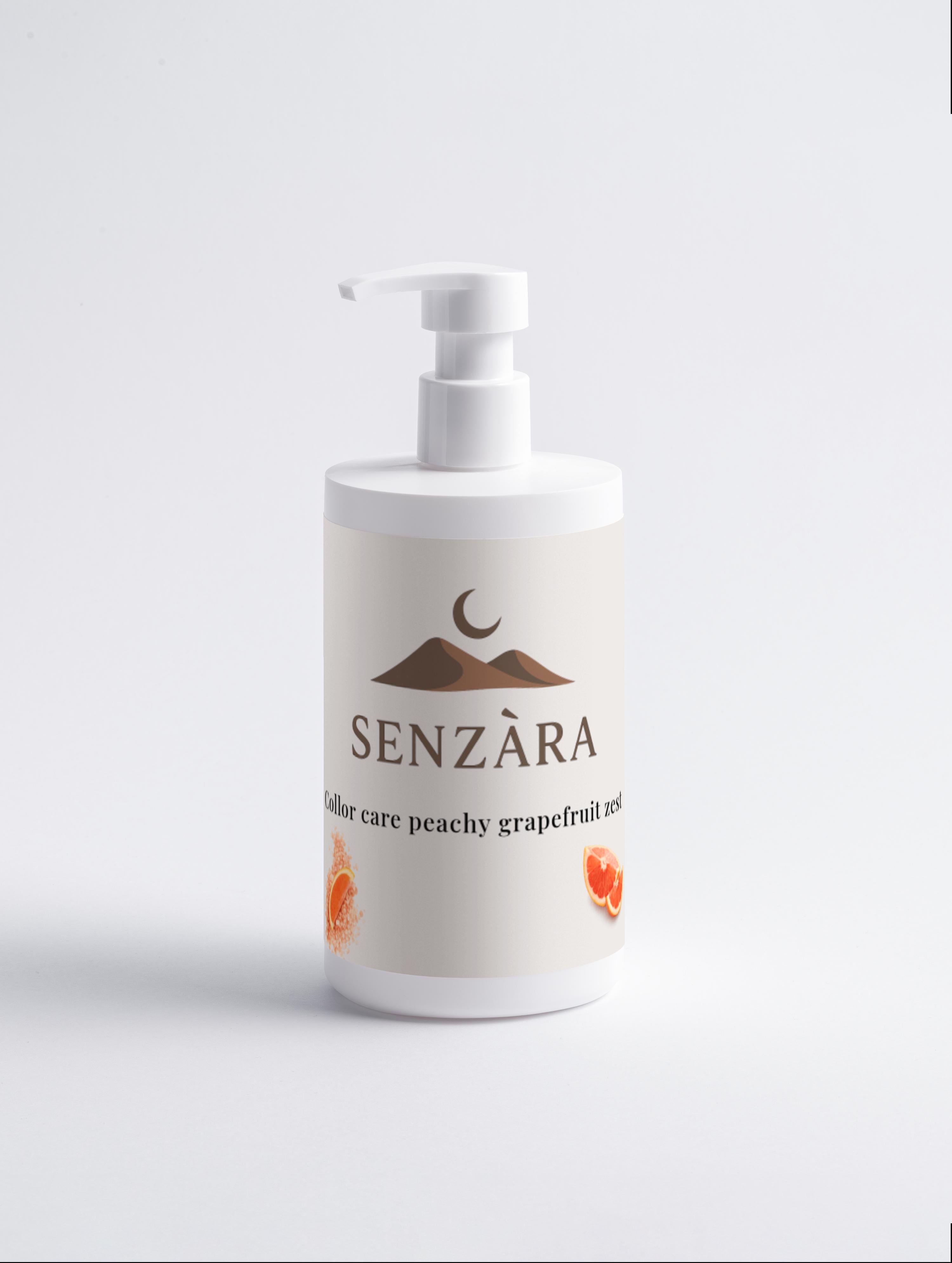Senzara Colour Care Shampoo – Peach & Grapefruit